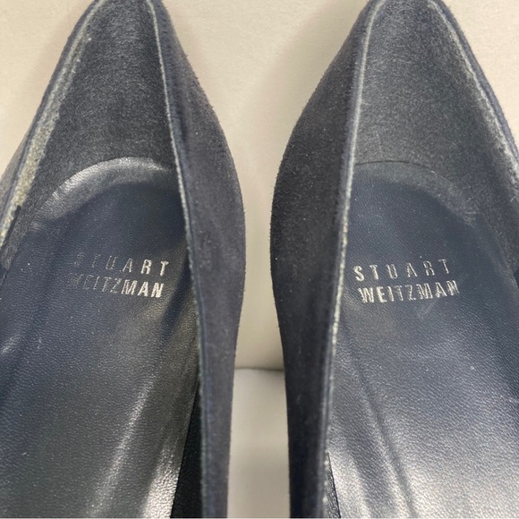 Stuart Weitzman Peep-Toe Ruffle-Bow Heels
Sz 11 - Picture 13 of 16